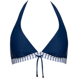 Kleidung Damen Bikini Ober- und Unterteile Lisca Vorgeformtes Triangel-Badeanzug-Oberteil ohne Bügel Puerto Blau