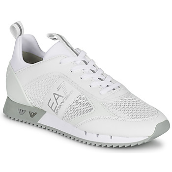 Schuhe Sneaker Low Emporio Armani EA7 BLACK&WHITE LACES Weiss