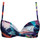 Kleidung Damen Bikini Ober- und Unterteile Lisca Hübsches  Push-up-Badeanzug-Oberteil Blau