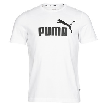 Kleidung Herren T-Shirts Puma ESS LOGO TEE Weiss