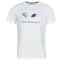 Kleidung Herren T-Shirts Puma BMW MMS ESS LOGO TEE Weiss