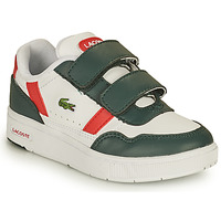 Schuhe Kinder Sneaker Low Lacoste T-CLIP 0121 2 SUI Weiss / Grün / Rot
