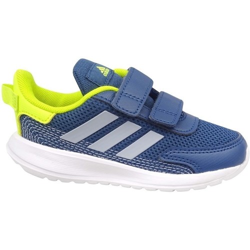 Schuhe Kinder Sneaker Low adidas Originals Tensaur Run I Blau, Seladongrün