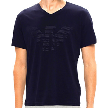 Kleidung Herren T-Shirts Emporio Armani Organic cotton Blau