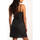 Kleidung Damen Kleider Beachlife Zweireihiges Sommerkleid mit dünnen Trägern Beachwear Schwarz