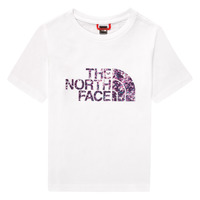 Kleidung Mädchen T-Shirts The North Face EASY BOY TEE Weiss