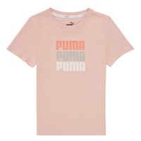 Kleidung Mädchen T-Shirts Puma ALPHA TEE Rosa
