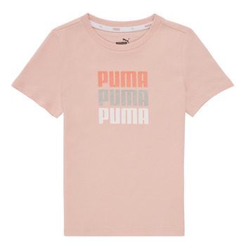 Kleidung Mädchen T-Shirts Puma ALPHA TEE Rosa