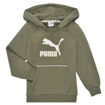 Kleidung Jungen Sweatshirts Puma T4C HOODIE Kaki
