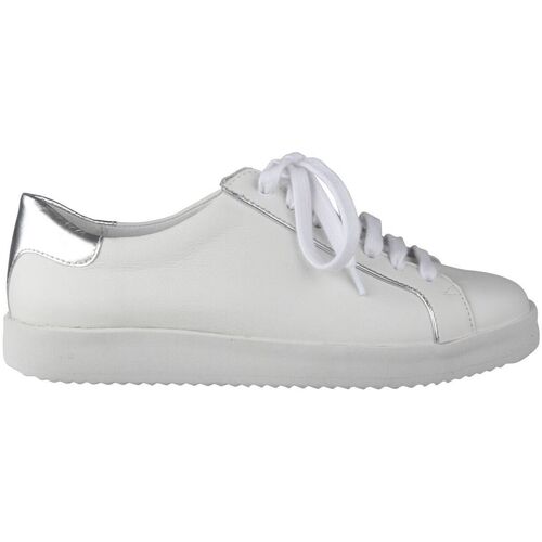 Schuhe Damen Sneaker Lei By Tessamino Damensneaker Nena Farbe: weiß-silber Silbern