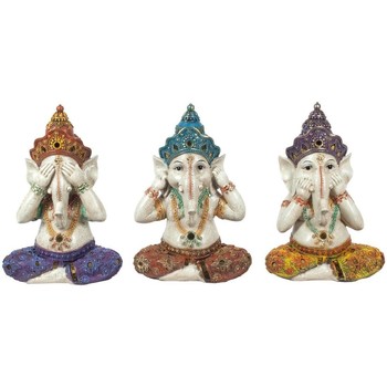 Home Statuetten und Figuren Signes Grimalt Ganesha Figur 3 Einheiten Multicolor