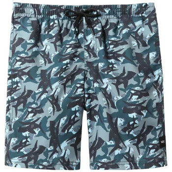 Kleidung Jungen Badeanzug /Badeshorts Vans Shorts  By Mixed Volley Shark Camo - Kids Blau