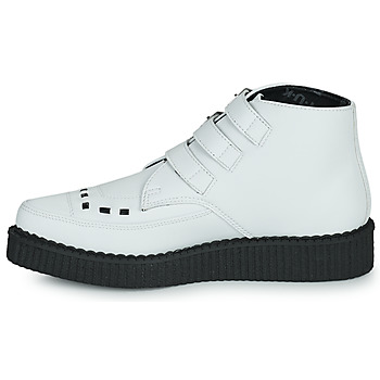 TUK POINTED CREEPER 3 BUCKLE BOOT Weiss