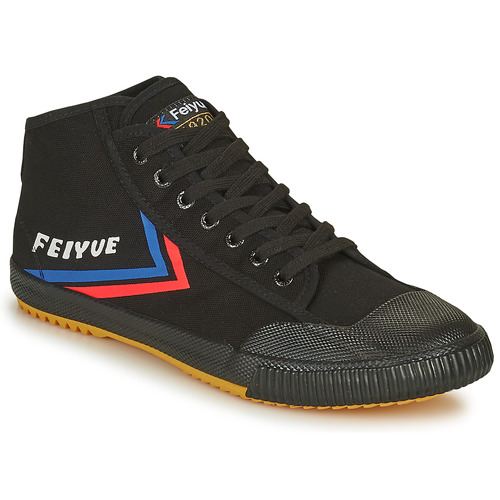 Schuhe Sneaker High Feiyue FE LO 1920 MID Schwarz / Blau / Rot