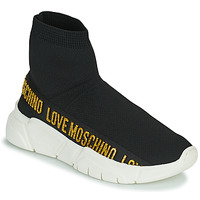 Schuhe Damen Sneaker High Love Moschino JA15633G0D Schwarz