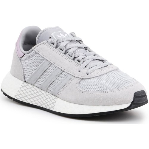 Schuhe Damen Sneaker Low adidas Originals Marathon Tech Grau