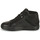 Schuhe Damen Sneaker High Geox LEELU Schwarz / Silbern