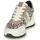 Schuhe Damen Sneaker Low Geox TABELYA Weiss / Schwarz / Silbern