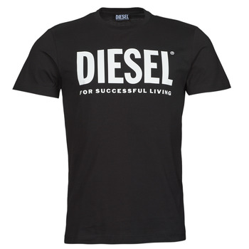 Kleidung Herren T-Shirts Diesel T-DIEGOS-ECOLOGO Schwarz