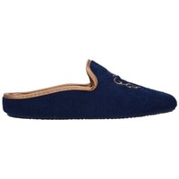Schuhe Damen Hausschuhe Norteñas 9-35-23 Mujer Azul marino Blau
