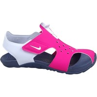 Schuhe Kinder Sandalen / Sandaletten Nike Sunray Protect 2 Weiß, Rosa