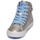 Schuhe Mädchen Sneaker High Geox KALISPERA Silbern / Blau