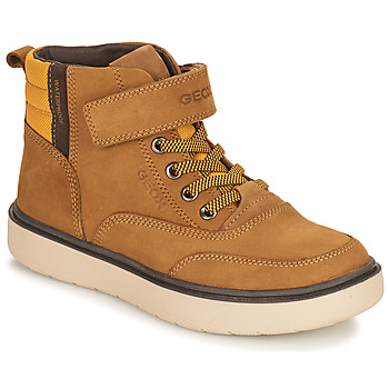 Schuhe Jungen Boots Geox RIDDOCK WPF Camel