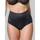 Unterwäsche Damen Shapewears Luna Schlankheits-Slip aus Mikrofaser mit hoher Taille 26 cm Sculpt Schwarz