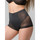 Unterwäsche Damen Shapewears Luna Schlankheits-Slip mit hoher Taille aus Mesh 26 cm Sculpt Schwarz
