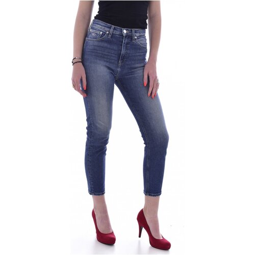 Kleidung Damen Slim Fit Jeans Tommy Jeans DW0DW09885 Izzy Blau