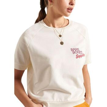 Kleidung Damen T-Shirts & Poloshirts Superdry  Weiss