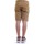 Kleidung Herren Shorts / Bermudas 40weft SERGENTBE 6011 Kurze hose Mann Leder Braun
