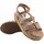 Schuhe Damen Multisportschuhe MTNG Damensandale MUSTANG 50773 beige Weiss