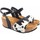 Schuhe Damen Multisportschuhe Isteria Sandale Lady  21039 Farbe BL.NEG Multicolor