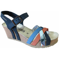 Schuhe Damen Sandalen / Sandaletten Mephisto MEPHLANNYnavy Blau