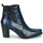 Schuhe Damen Low Boots Regard SALLY Schwarz / Blau