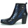 Schuhe Damen Low Boots Regard SALLY Schwarz / Blau