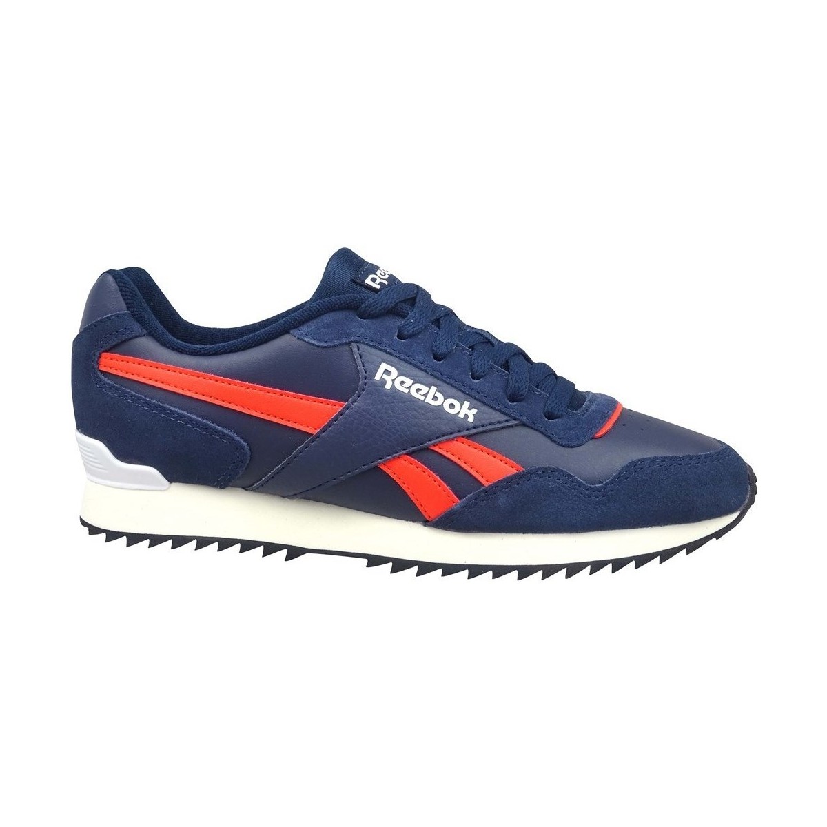 Schuhe Herren Sneaker Low Reebok Sport Royal Glide Ripple Clip Rot, Blau