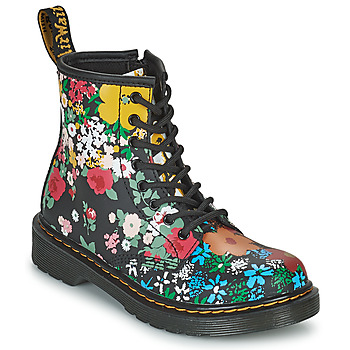 Schuhe Mädchen Boots Dr Martens 1460 J Schwarz / Multicolor