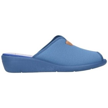 Schuhe Damen Hausschuhe Calzamur 48119000 Janeiro-120 Mujer Azul Blau