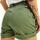 Kleidung Damen Shorts / Bermudas Tommy Jeans Ceinture badge Grün