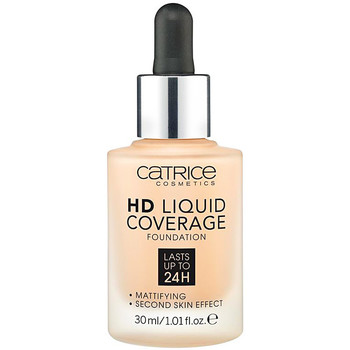 Beauty Damen Make-up & Foundation  Catrice Hd Liquid Coverage Foundation Lasts Up To 24h 030-sand Beig 