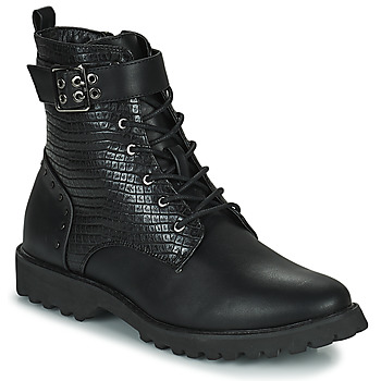 Schuhe Damen Boots The Divine Factory LH2274 Schwarz