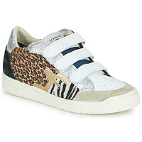 Schuhe Damen Sneaker Low Serafini SAN DIEGO Weiss / Silbern / Leopard