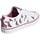 Schuhe Kinder Sneaker Low adidas Originals Nizza J Dunkelrot, Weiß