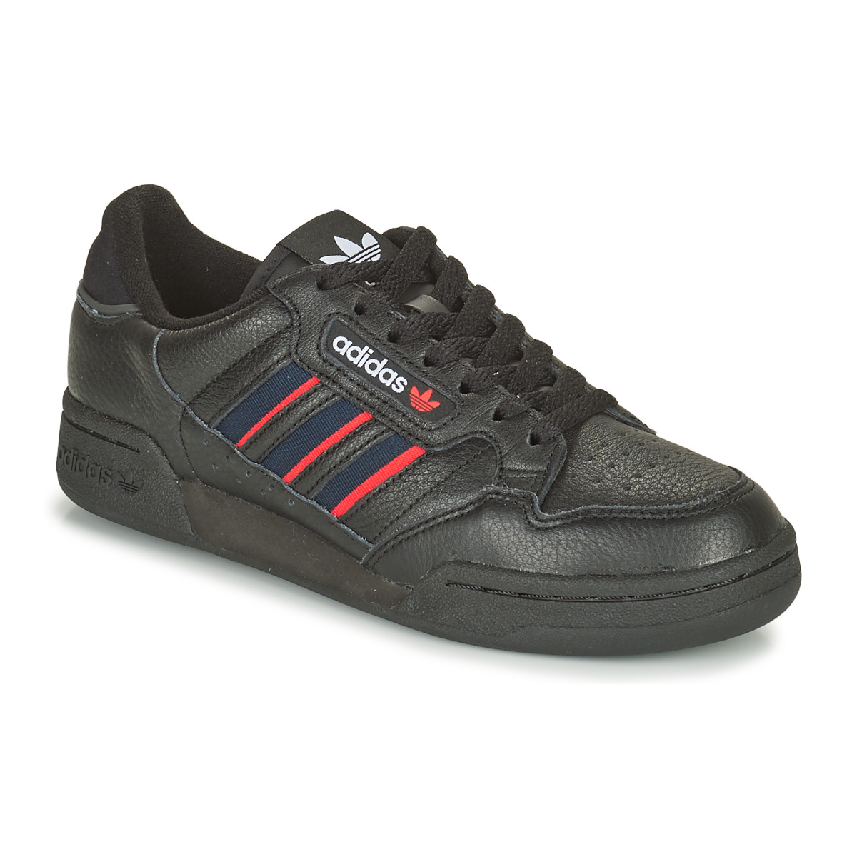 Schuhe Sneaker Low adidas Originals CONTINENTAL 80 STRI Schwarz / Blau / Rot