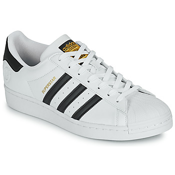 Schuhe Sneaker Low adidas Originals SUPERSTAR VEGAN Weiss / Schwarz
