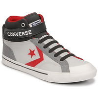 Schuhe Kinder Sneaker High Converse PRO BLAZE STRAP LEATHER TWIST HI Grau