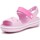 Schuhe Mädchen Sandalen / Sandaletten Crocs Crocband Sandal Kids12856-6GD Rosa