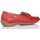 Schuhe Damen Sneaker Low Fluchos MOCCASINS  F0804 Rot
